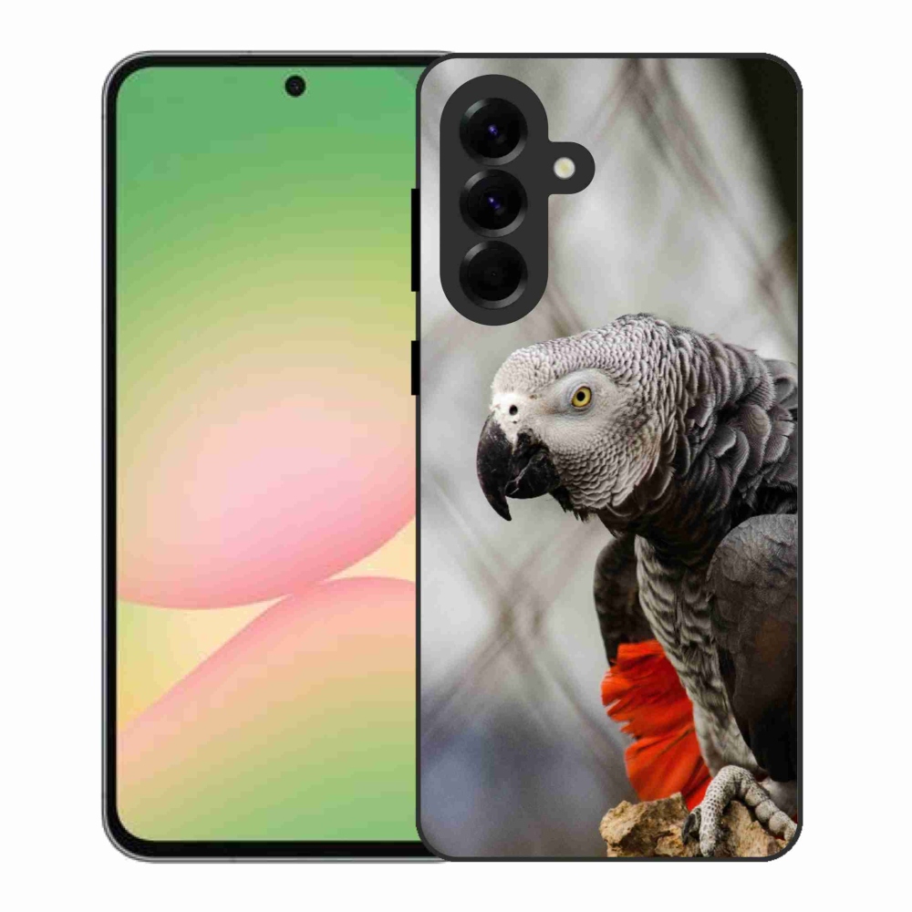 Gelový kryt mmCase na Samsung Galaxy A56 5G - papoušek žako 3