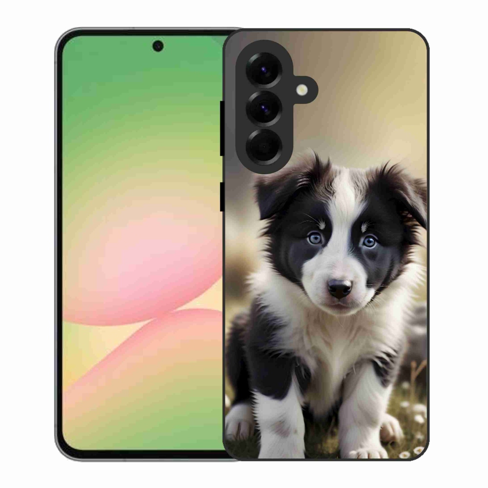 Gelový kryt mmCase na Samsung Galaxy A56 5G - roztomilá border kolie