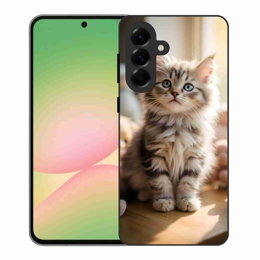 Gelový kryt mmCase na Samsung Galaxy A56 5G - roztomilé kotě 10