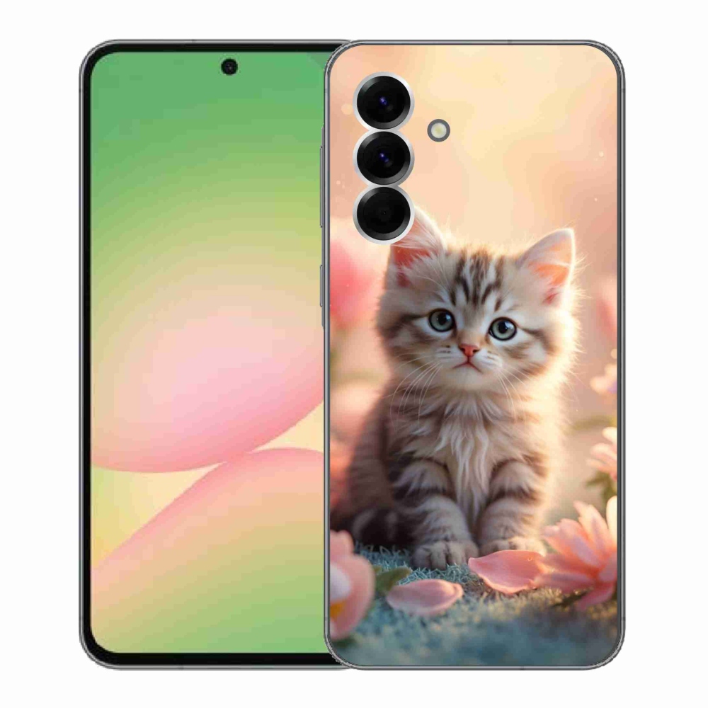 Gelový kryt mmCase na Samsung Galaxy A56 5G - roztomilé kotě 8