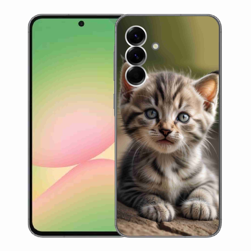 Gelový kryt mmCase na Samsung Galaxy A56 5G - roztomilé kotě 9