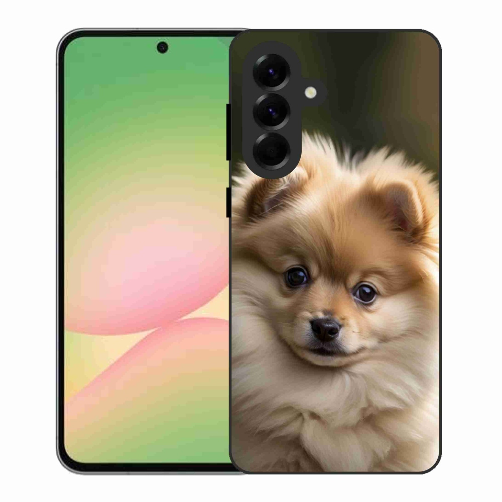 Gelový kryt mmCase na Samsung Galaxy A56 5G - roztomilý pomeranian 2
