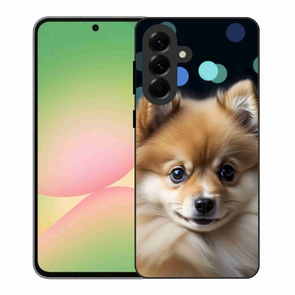 Gelový kryt mmCase na Samsung Galaxy A56 5G - roztomilý pomeranian