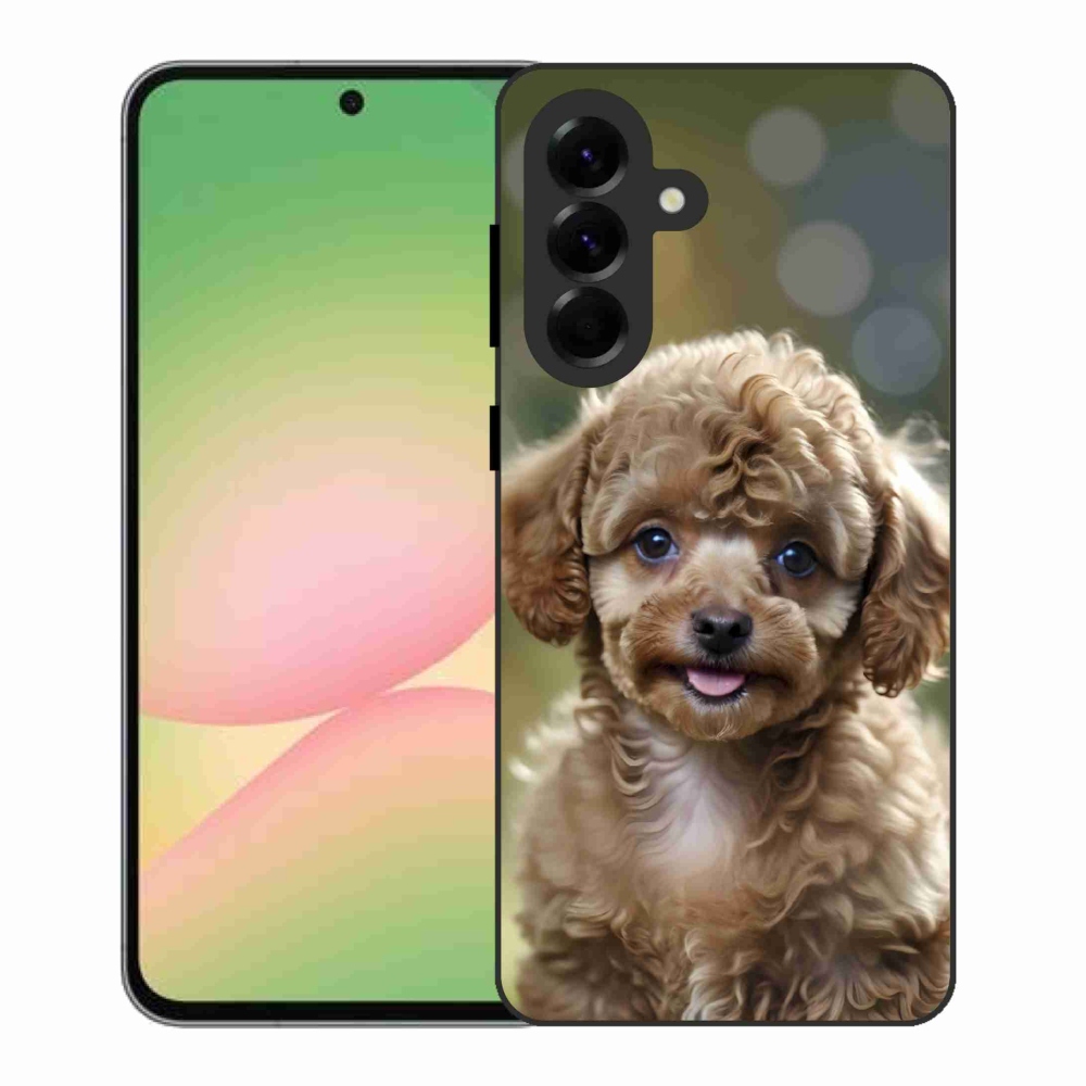 Gelový kryt mmCase na Samsung Galaxy A56 5G - roztomilý pudl