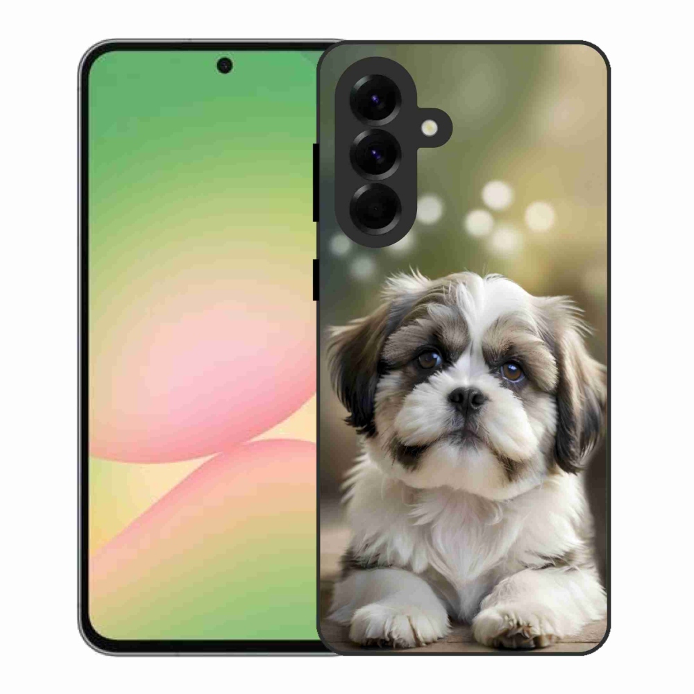 Gelový kryt mmCase na Samsung Galaxy A56 5G - roztomilý shih-tzu