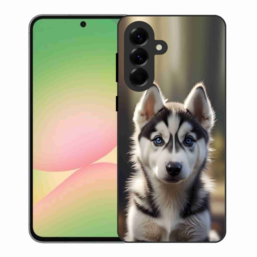 Gelový kryt mmCase na Samsung Galaxy A56 5G - roztomilý sibiřský husky