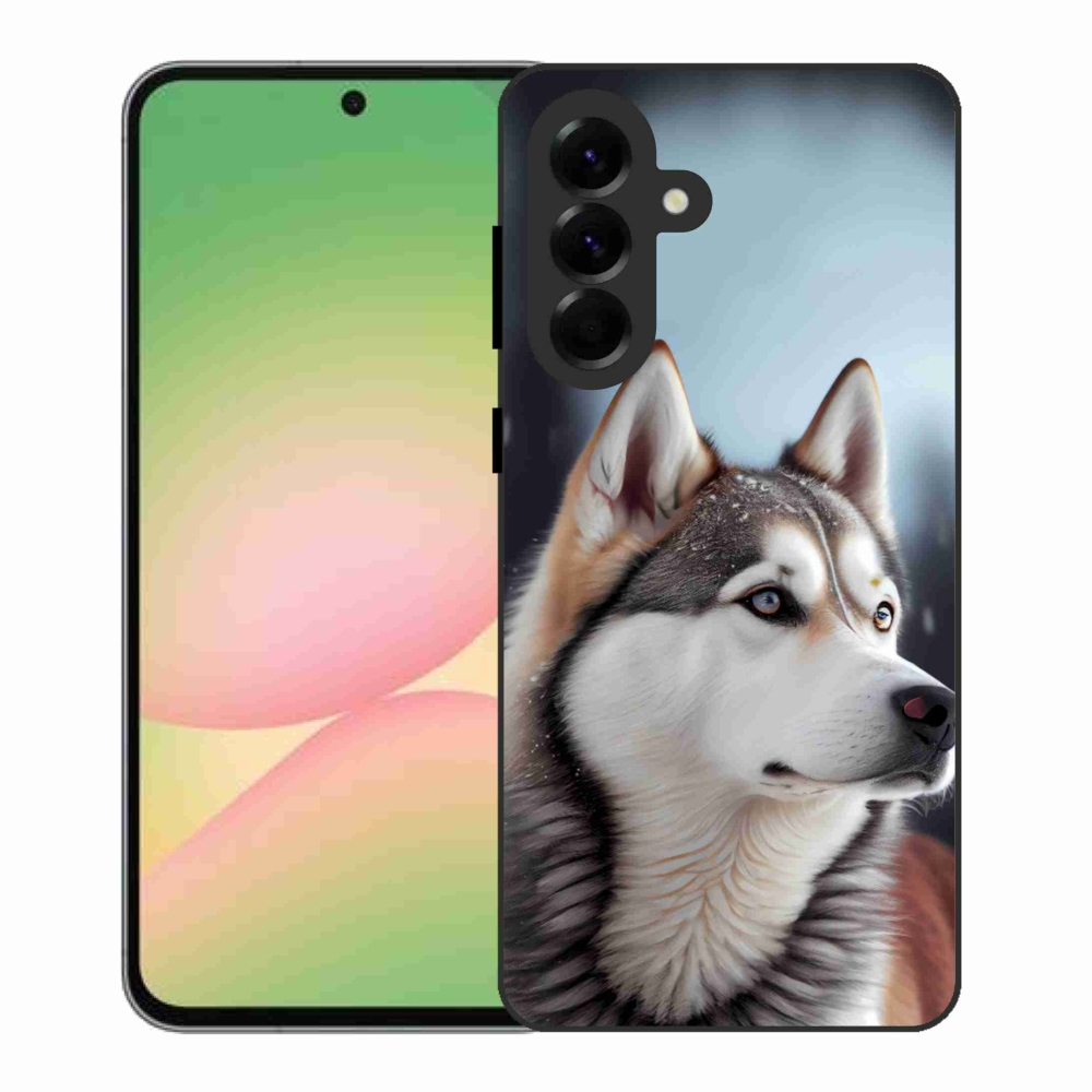 Gelový kryt mmCase na Samsung Galaxy A56 5G - sibiřský husky