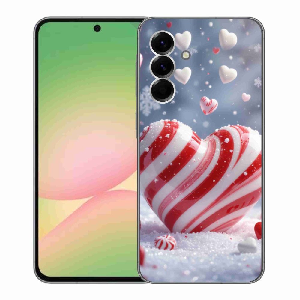 Gelový kryt mmCase na Samsung Galaxy A56 5G - sladké srdce