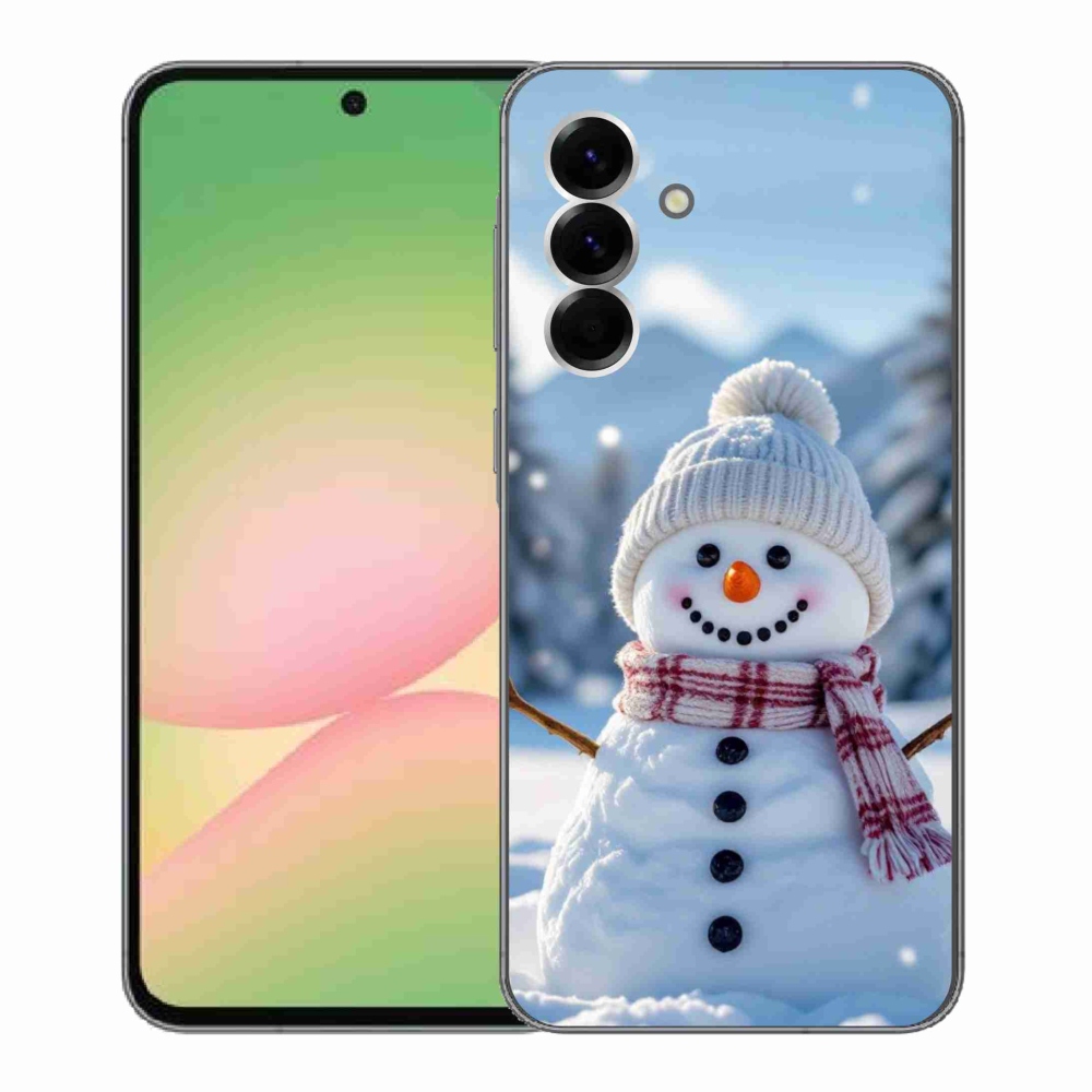 Gelový kryt mmCase na Samsung Galaxy A56 5G - sněhulák 3