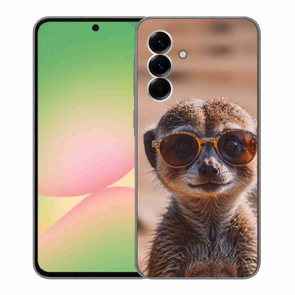 Gelový kryt mmCase na Samsung Galaxy A56 5G - stylová surikata