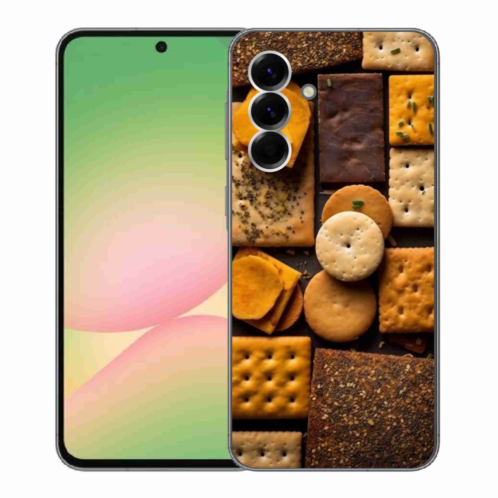 Gelový kryt mmCase na Samsung Galaxy A56 5G - sušenky