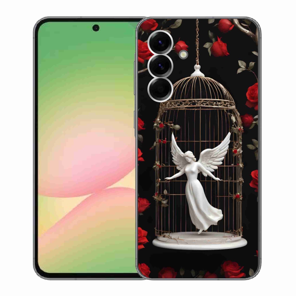 Gelový kryt mmCase na Samsung Galaxy A56 5G - uvězněný anděl