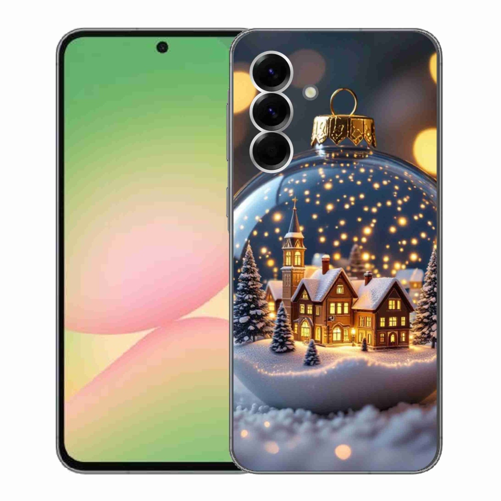 Gelový kryt mmCase na Samsung Galaxy A56 5G - vánoční koule 4