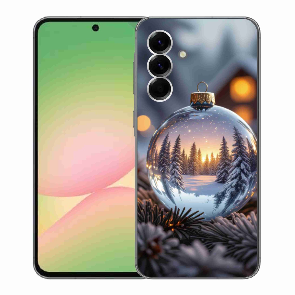 Gelový kryt mmCase na Samsung Galaxy A56 5G - vánoční ozdoba