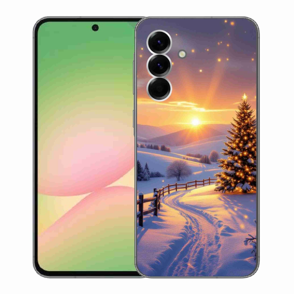 Gelový kryt mmCase na Samsung Galaxy A56 5G - zimní krajina