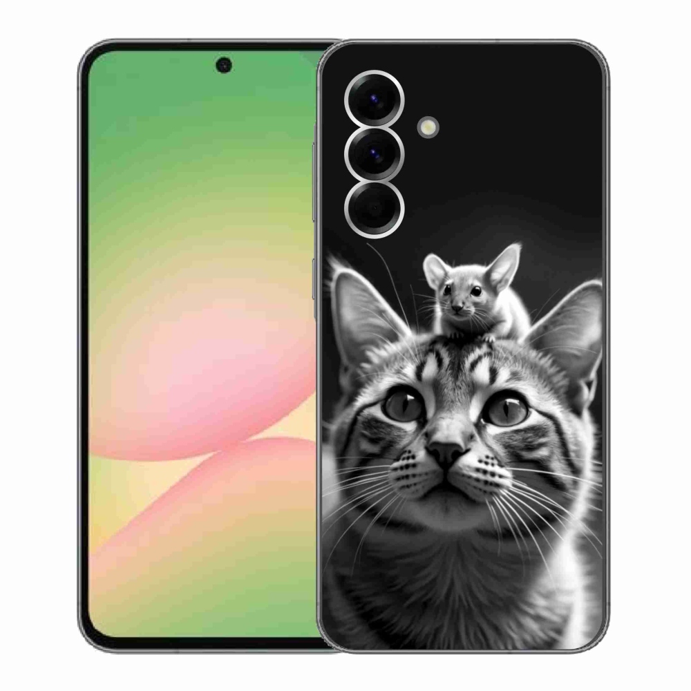 Gelový kryt mmCase na Samsung Galaxy A56 5G - zvířecí přátelství 2