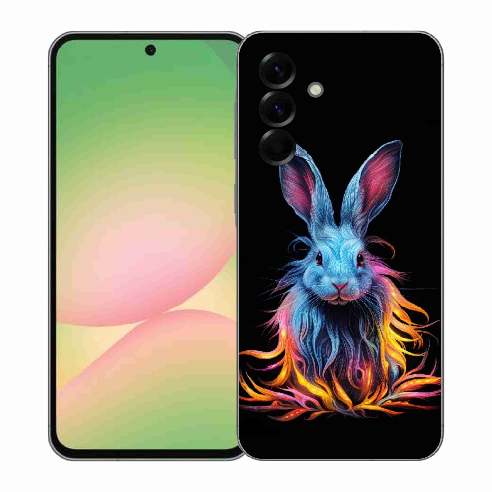 Gelový kryt mmCase na Samsung Galaxy A57 5G - abstraktní zajíc