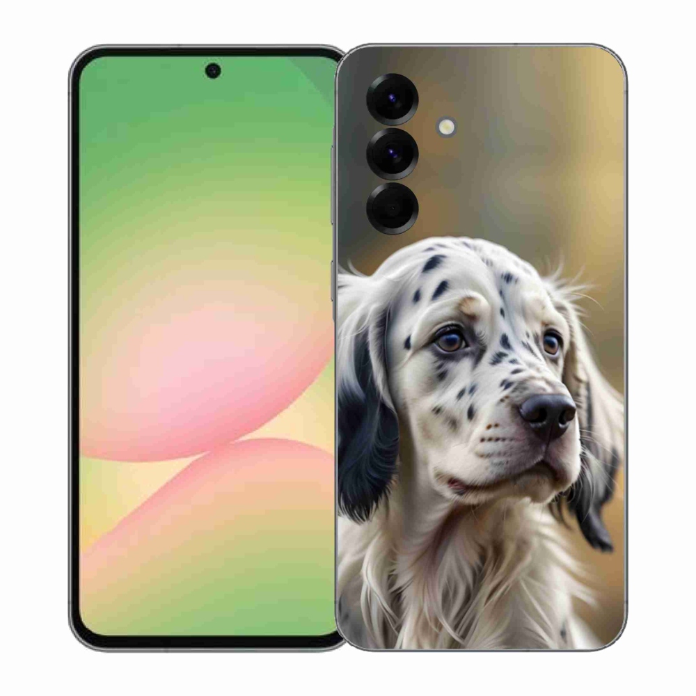 Gelový kryt mmCase na Samsung Galaxy A57 5G - anglický setr