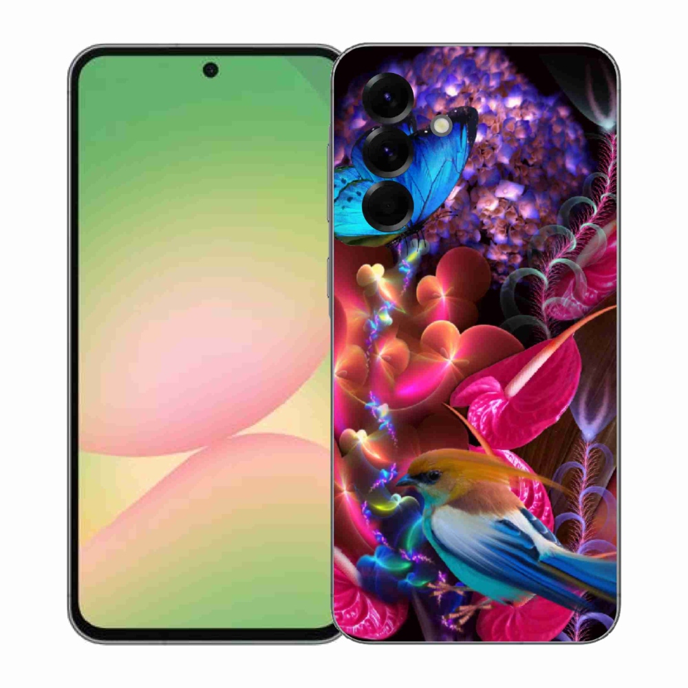 Gelový kryt mmCase na Samsung Galaxy A57 5G - barevné květiny