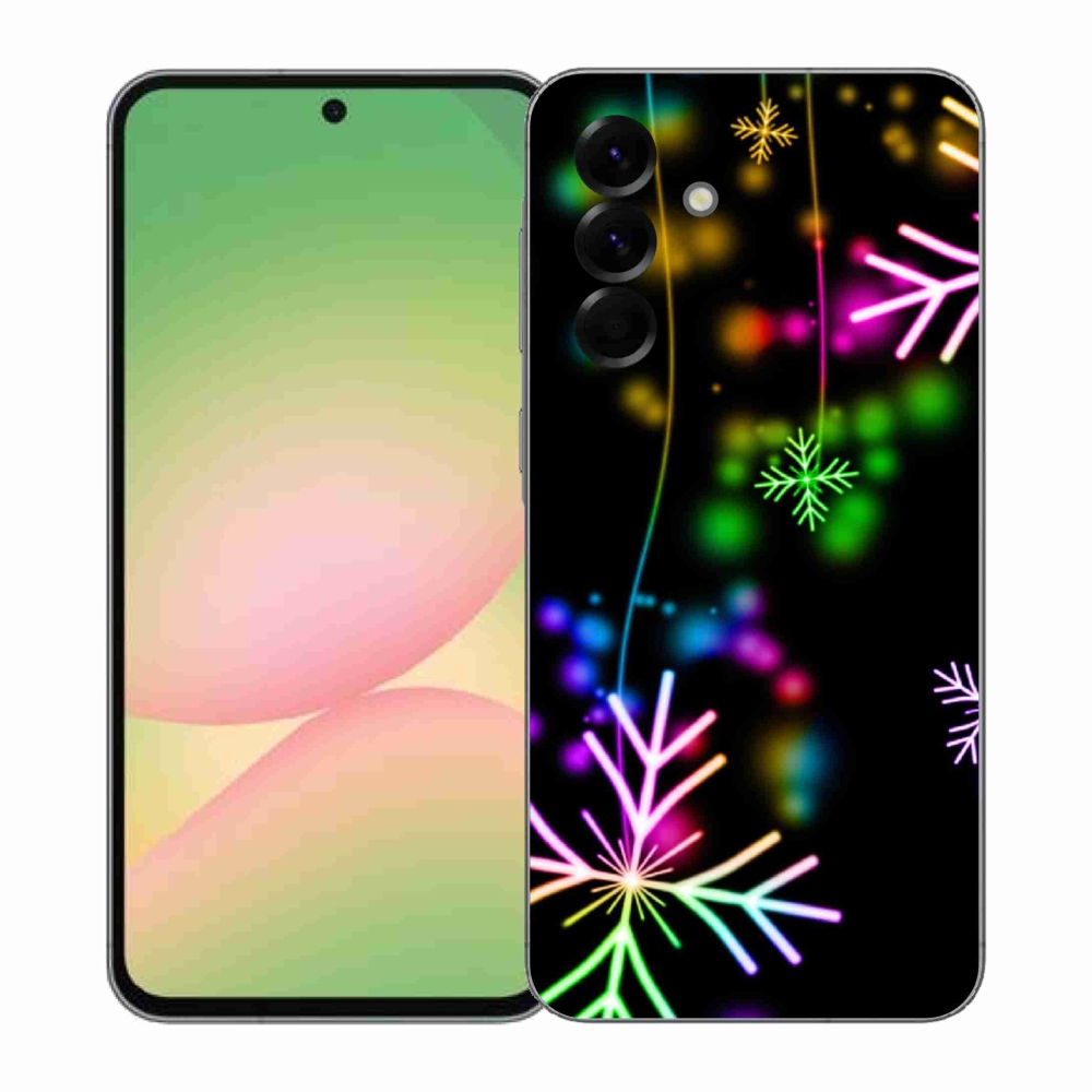 Gelový kryt mmCase na Samsung Galaxy A57 5G - barevné vločky