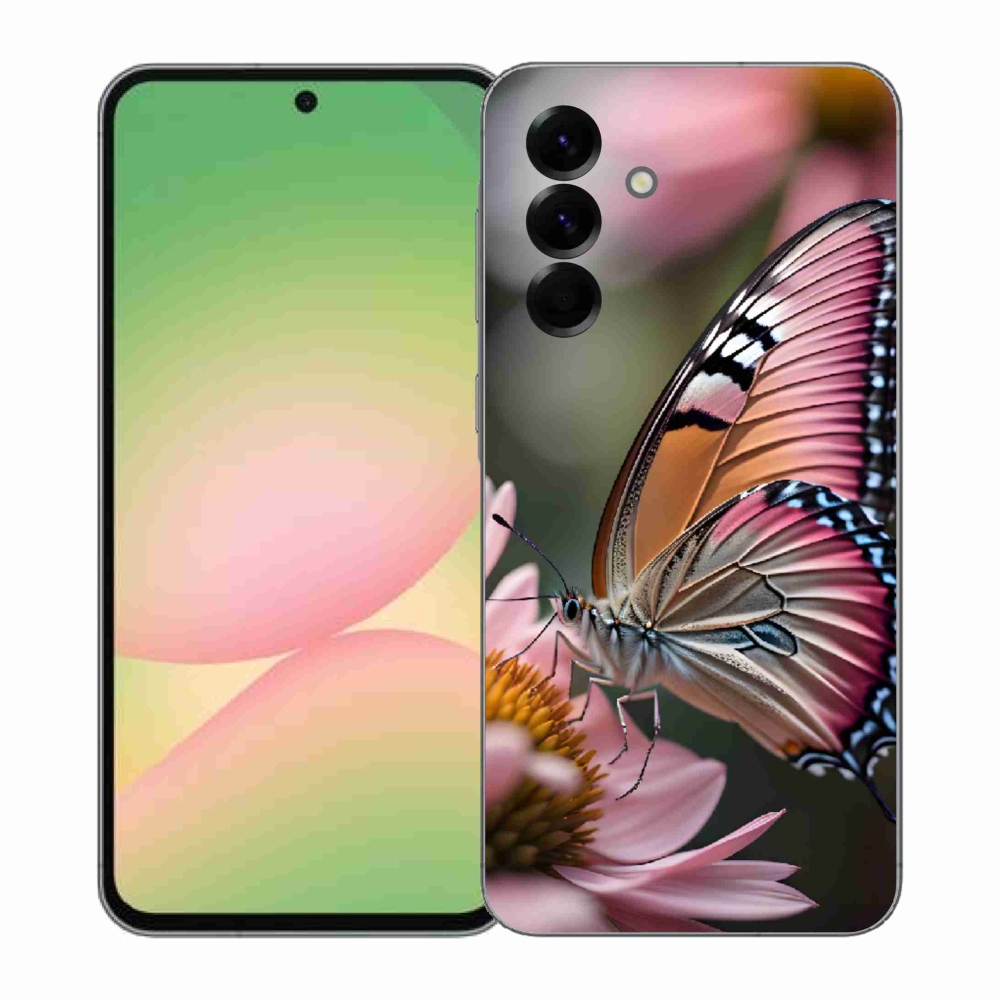 Gelový kryt mmCase na Samsung Galaxy A57 5G - barevný motýl