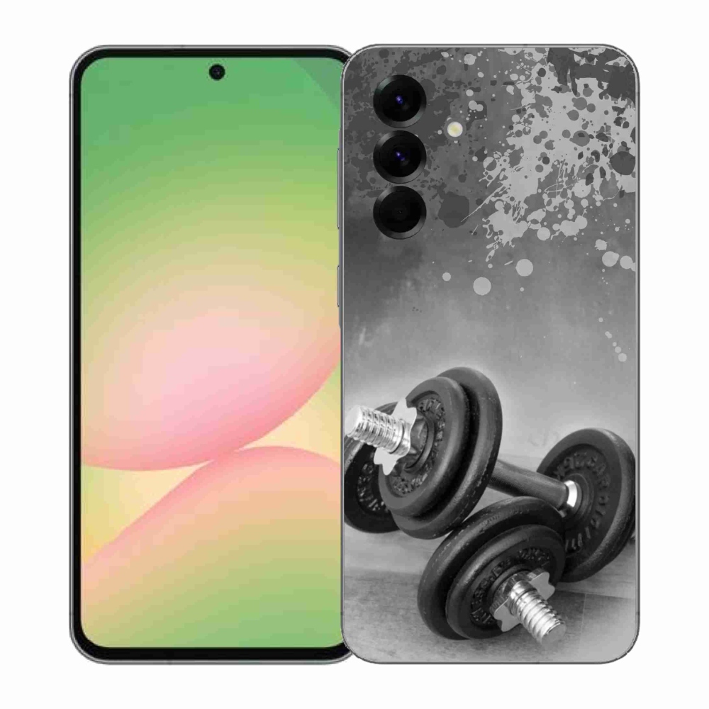 Gelový kryt mmCase na Samsung Galaxy A57 5G - činky 1