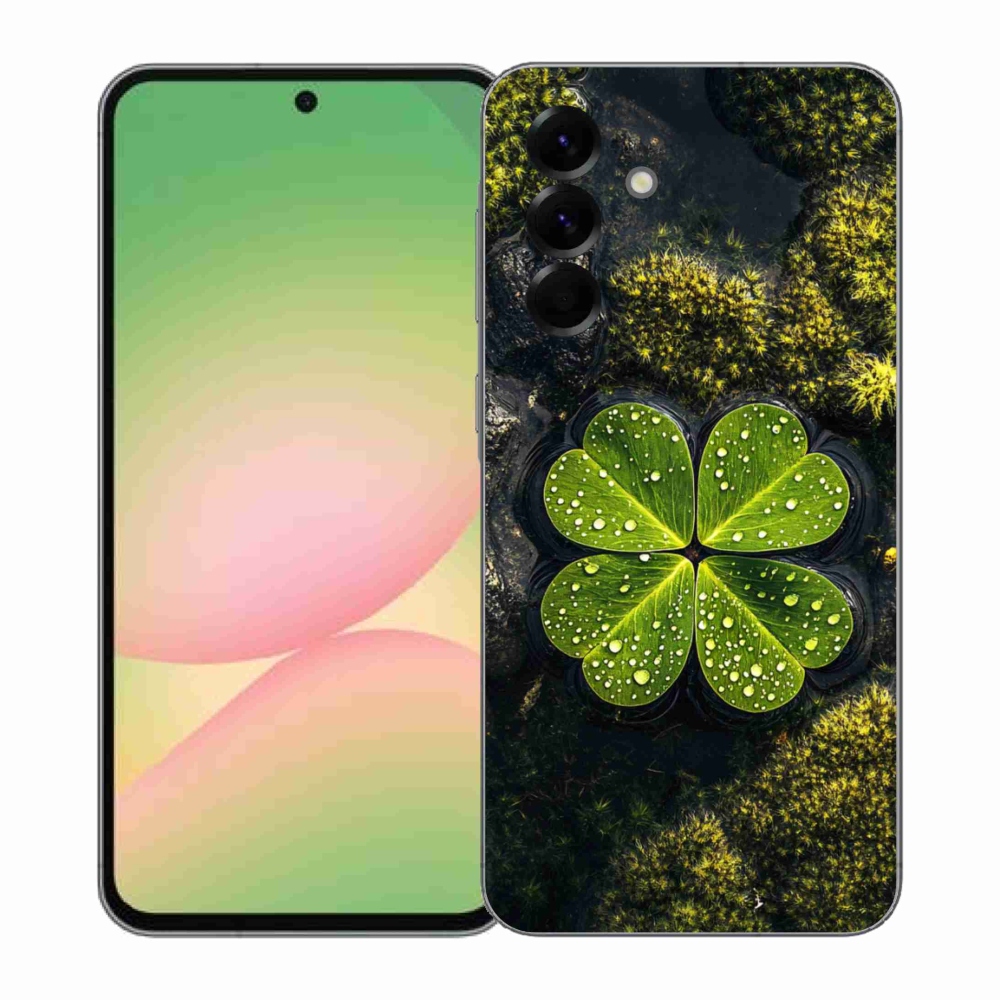 Gelový kryt mmCase na Samsung Galaxy A57 5G - čtyřlístek