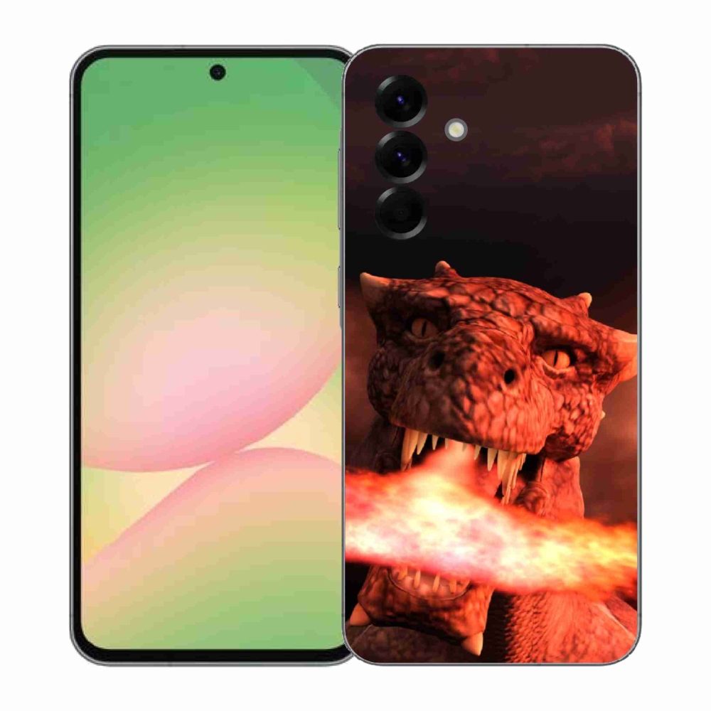 Gelový kryt mmCase na Samsung Galaxy A57 5G - drak