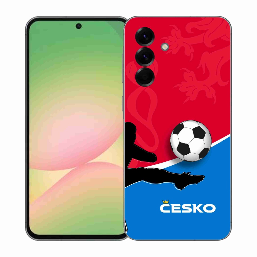 Gelový kryt mmCase na Samsung Galaxy A57 5G - fotbal Česko 2