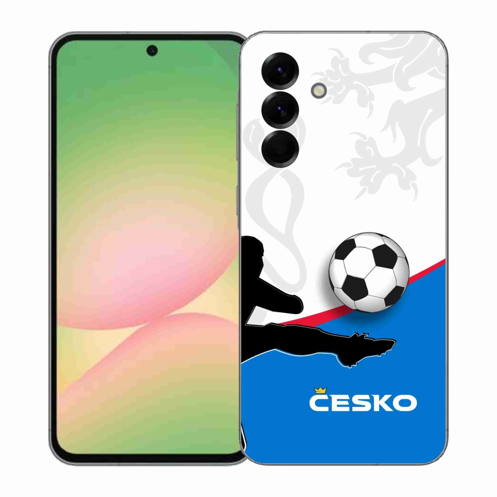 Gelový kryt mmCase na Samsung Galaxy A57 5G - fotbal Česko 3