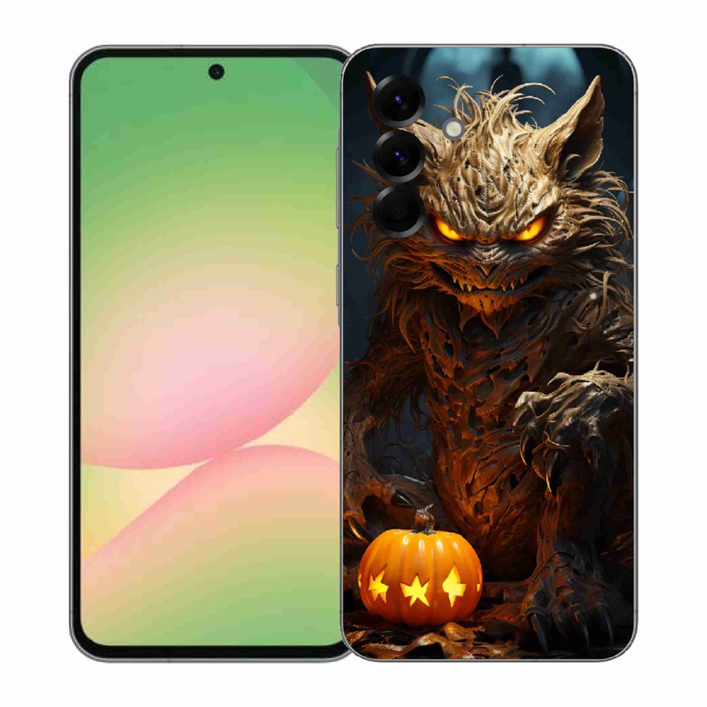 Gelový kryt mmCase na Samsung Galaxy A57 5G - halloweenská příšera