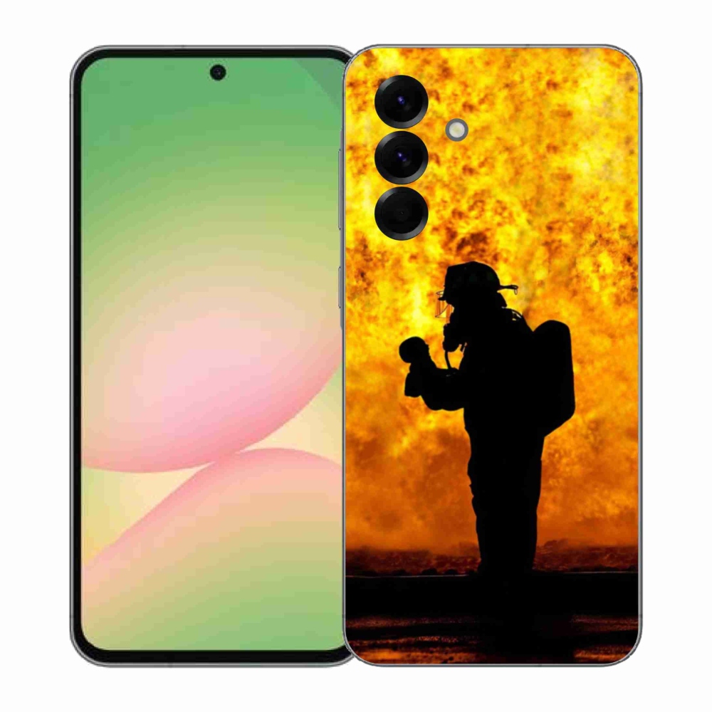 Gelový kryt mmCase na Samsung Galaxy A57 5G - hasič