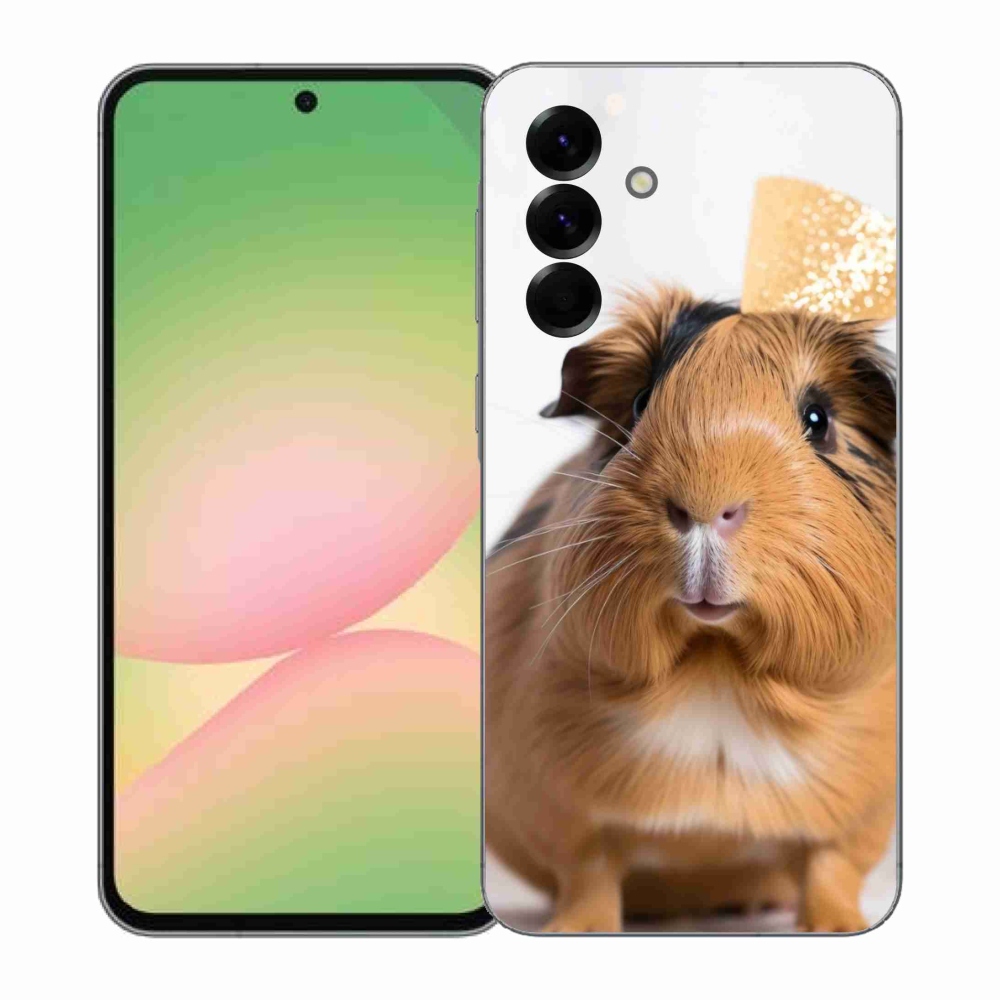 Gelový kryt mmCase na Samsung Galaxy A57 5G - hnědé morče