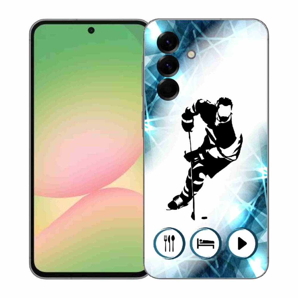 Gelový kryt mmCase na Samsung Galaxy A57 5G - hokej 1