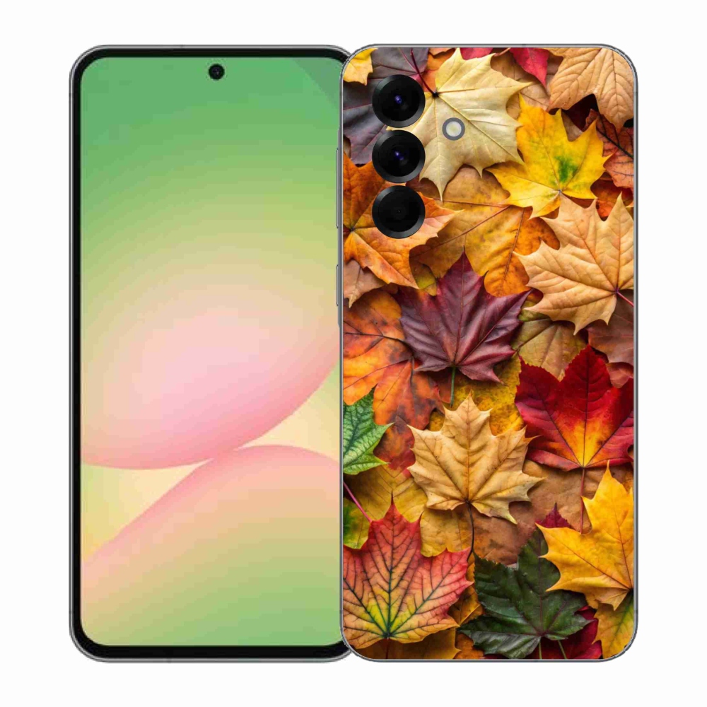 Gelový kryt mmCase na Samsung Galaxy A57 5G - javorové listy 2