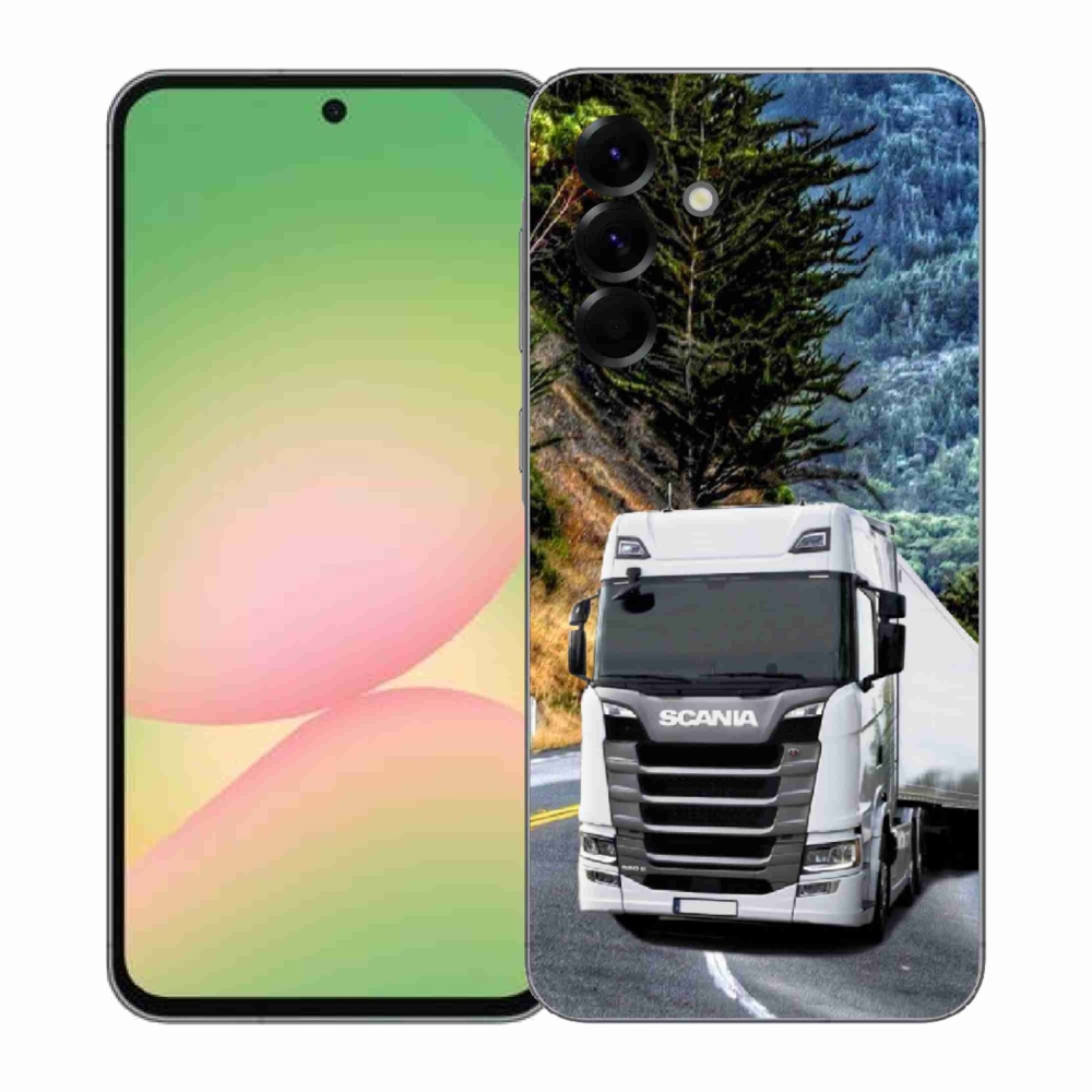 Gelový kryt mmCase na Samsung Galaxy A57 5G - kamion 1