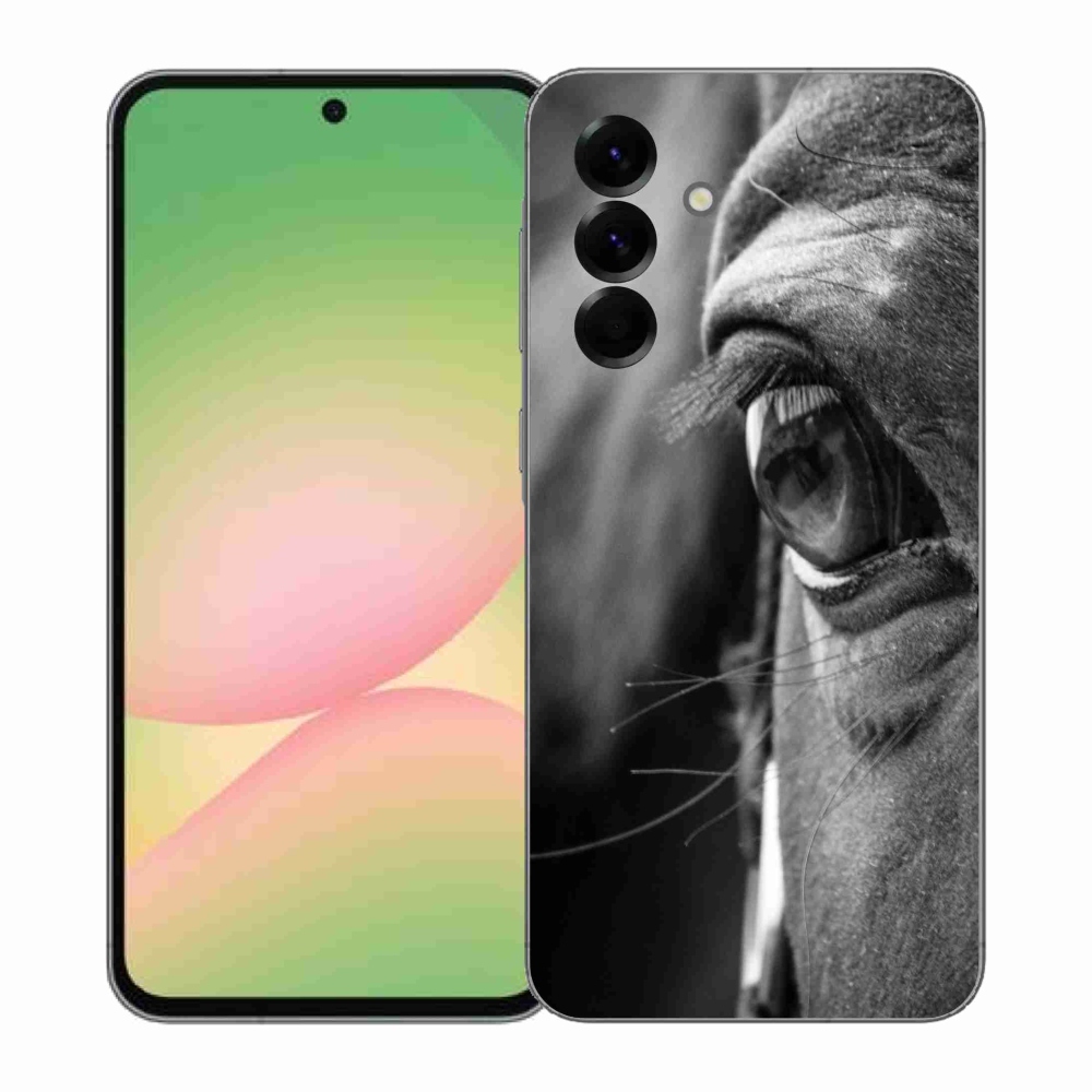 Gelový kryt mmCase na Samsung Galaxy A57 5G - koňský pohled