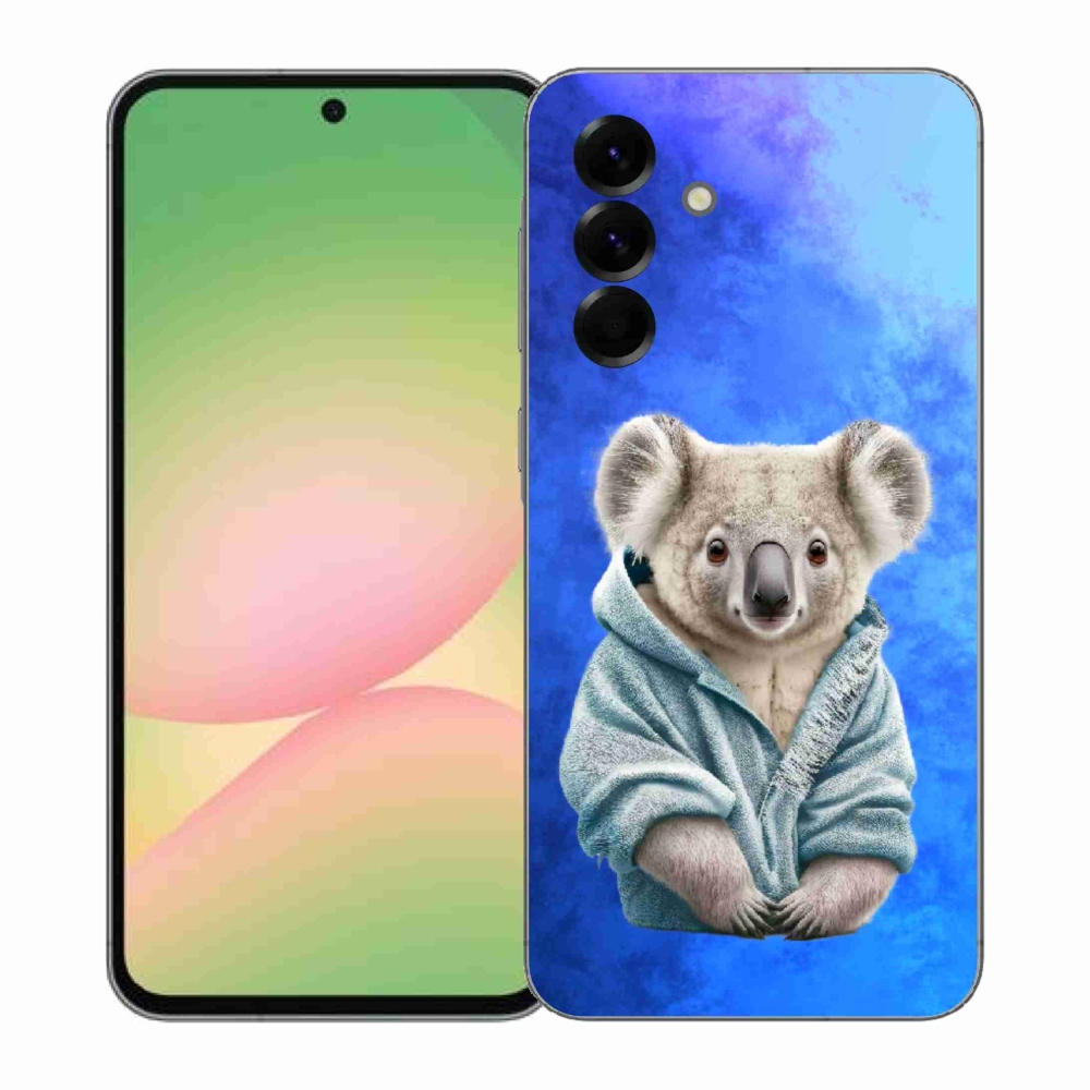 Gelový kryt mmCase na Samsung Galaxy A57 5G - koala ve svetru