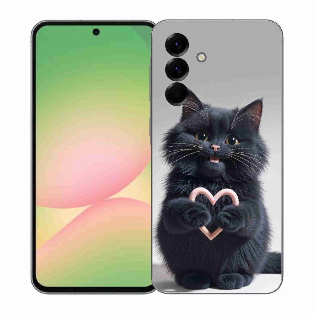 Gelový kryt mmCase na Samsung Galaxy A57 5G - kočičí láska 3