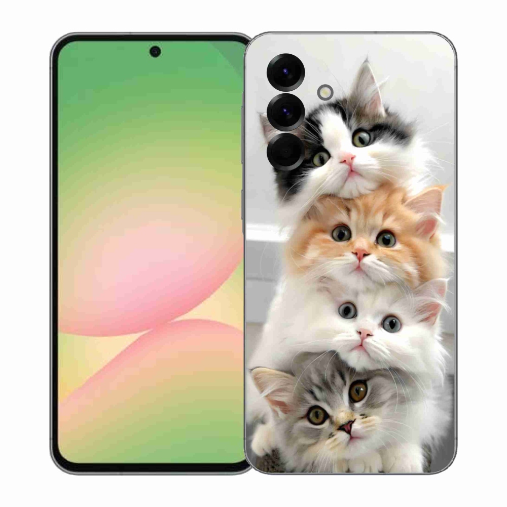 Gelový kryt mmCase na Samsung Galaxy A57 5G - kočičí parta