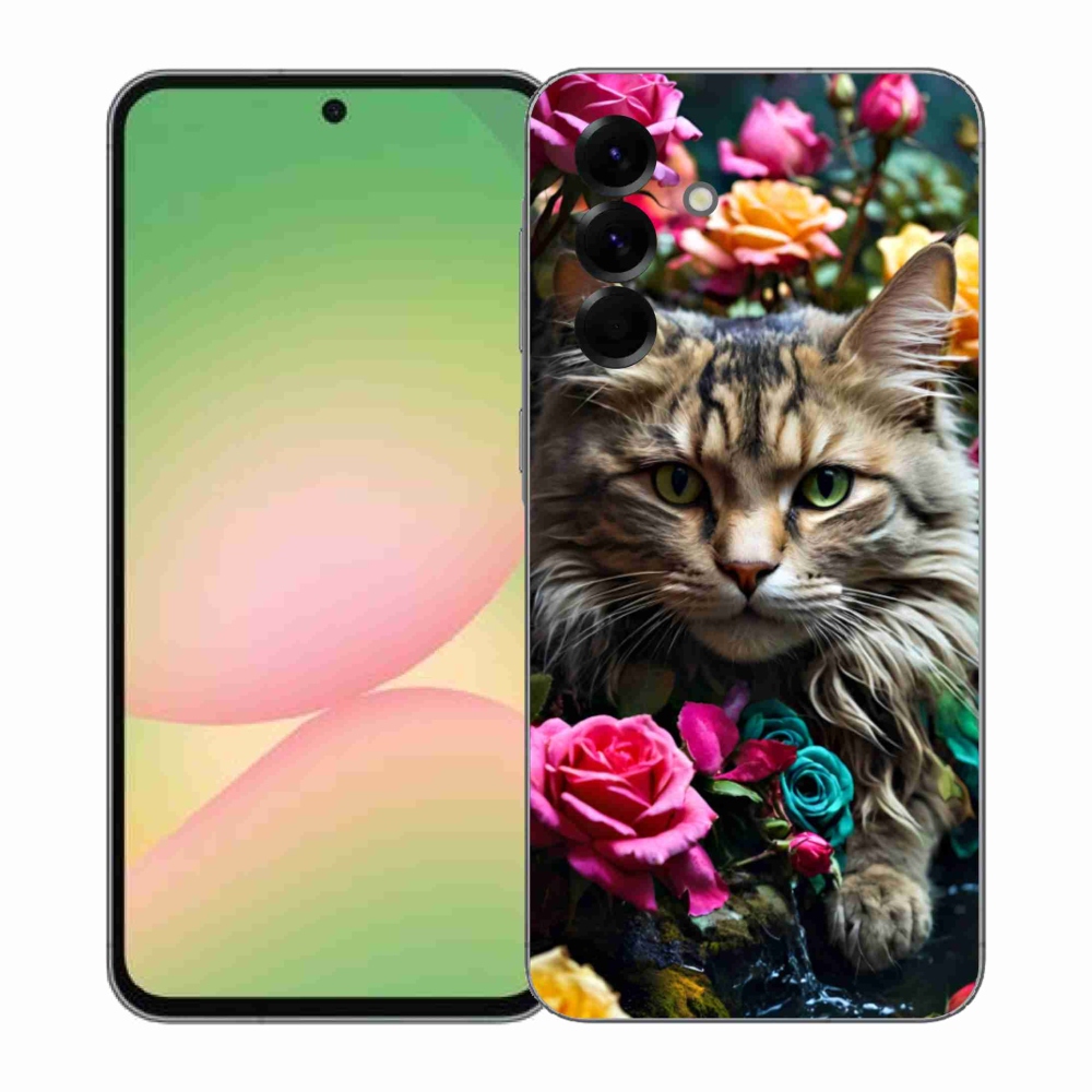 Gelový kryt mmCase na Samsung Galaxy A57 5G - kočíčí pohled 2