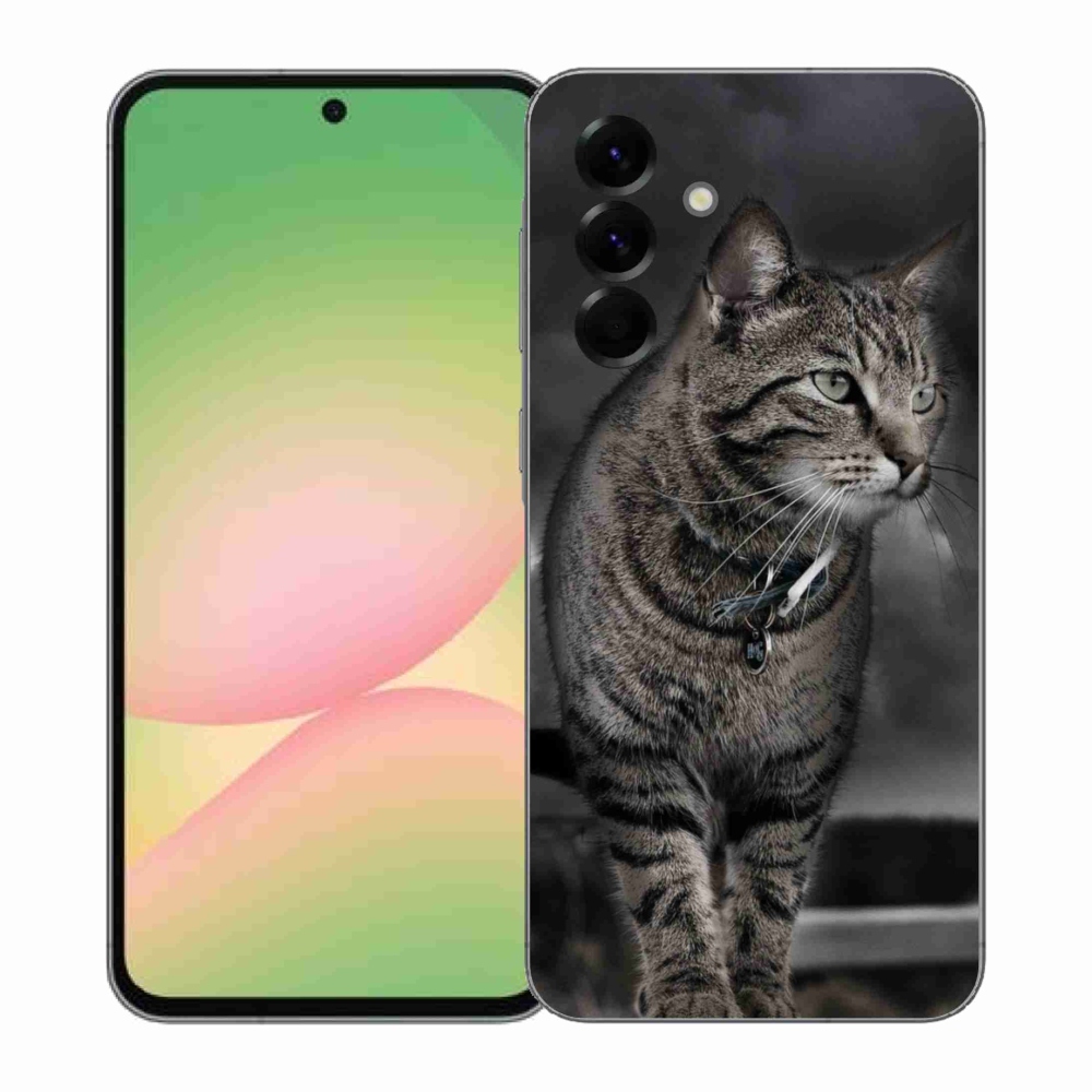 Gelový kryt mmCase na Samsung Galaxy A57 5G - kočka