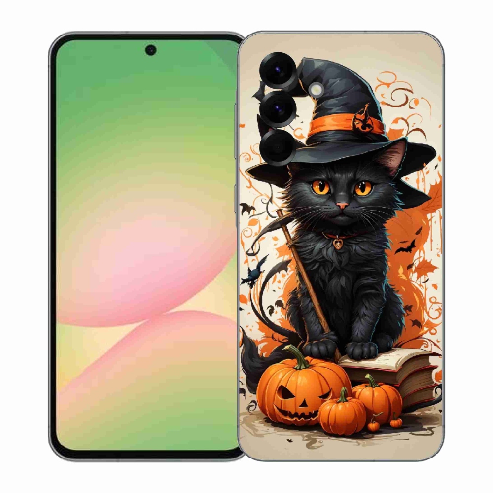 Gelový kryt mmCase na Samsung Galaxy A57 5G - kocour čaroděj