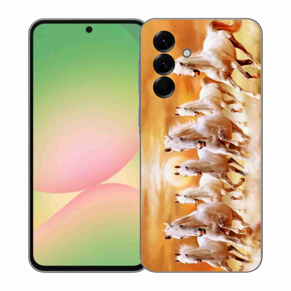 Gelový kryt mmCase na Samsung Galaxy A57 5G - koně 2