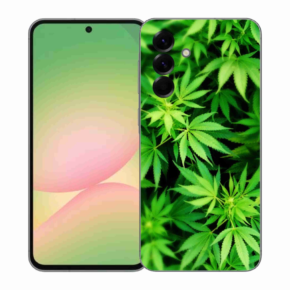 Gelový kryt mmCase na Samsung Galaxy A57 5G - konopí 3