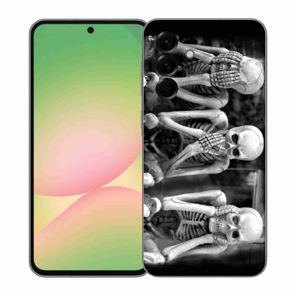 Gelový kryt mmCase na Samsung Galaxy A57 5G - kostlivci