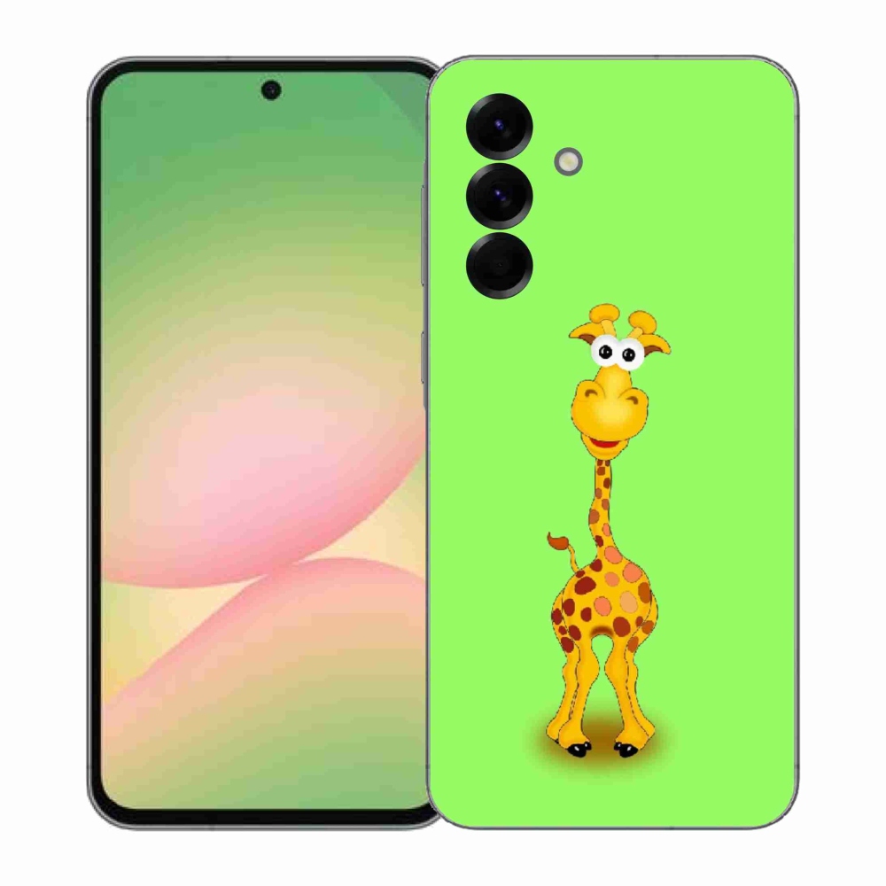 Gelový kryt mmCase na Samsung Galaxy A57 5G - kreslená žirafa
