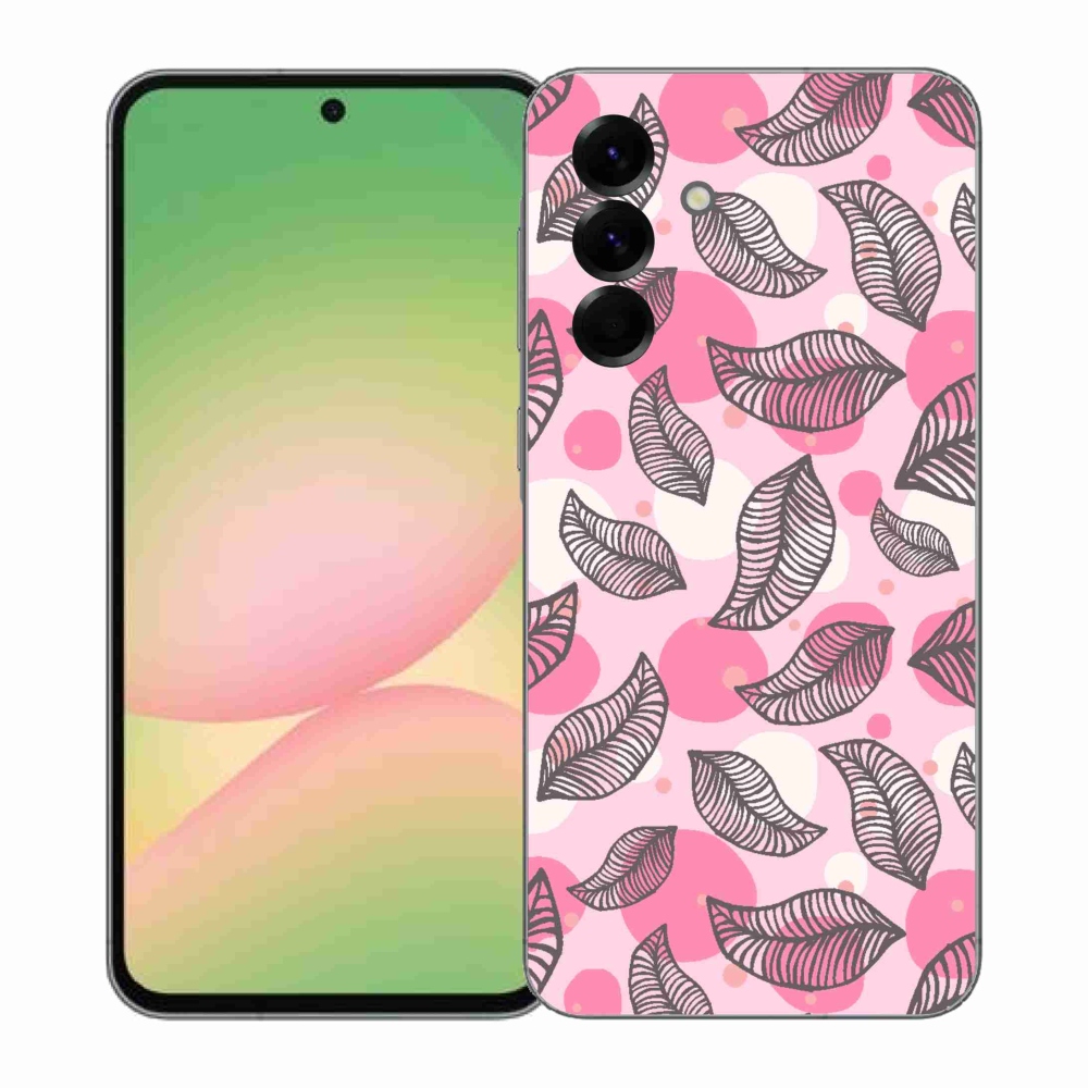 Gelový kryt mmCase na Samsung Galaxy A57 5G - kreslené padající listy