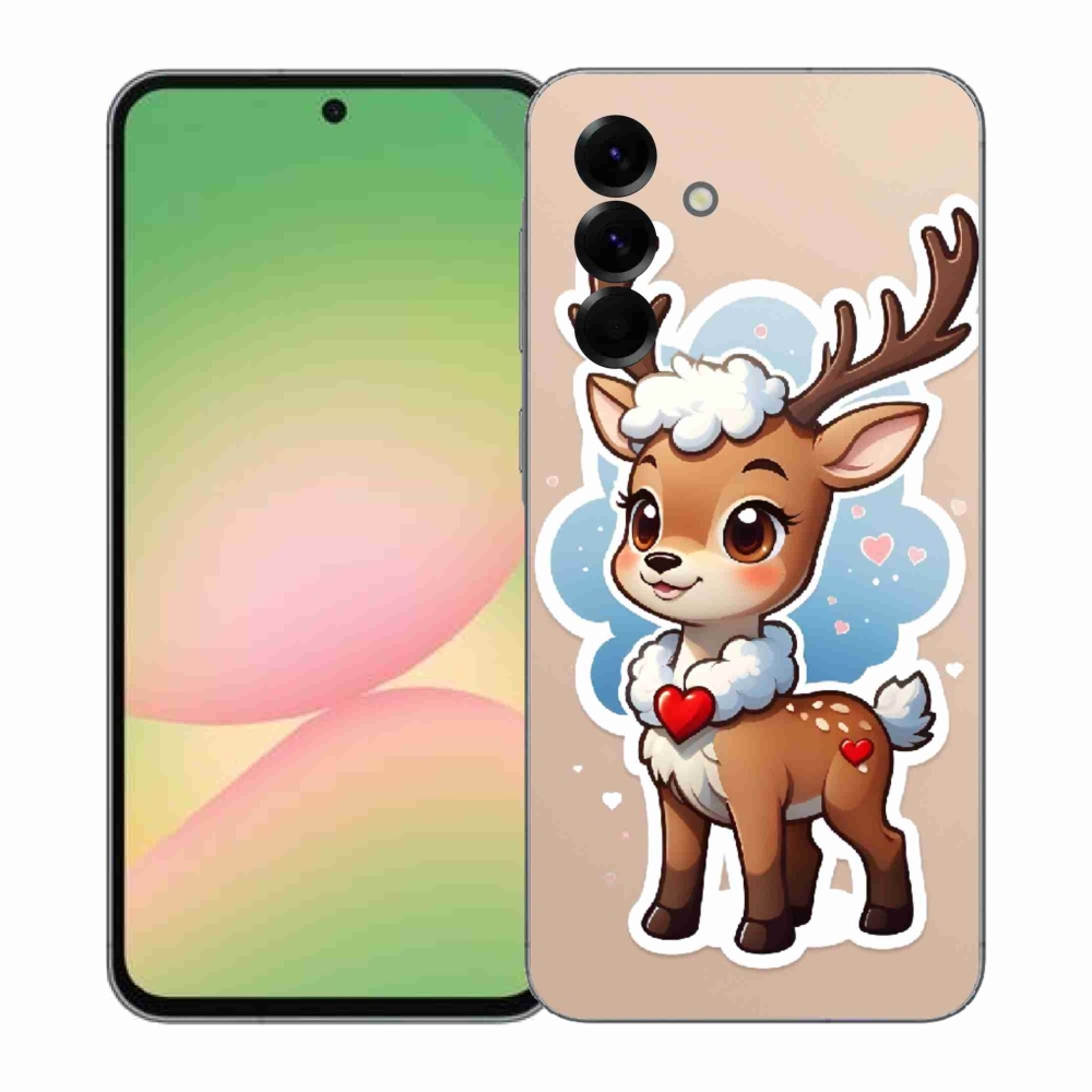 Gelový kryt mmCase na Samsung Galaxy A57 5G - kreslený sob