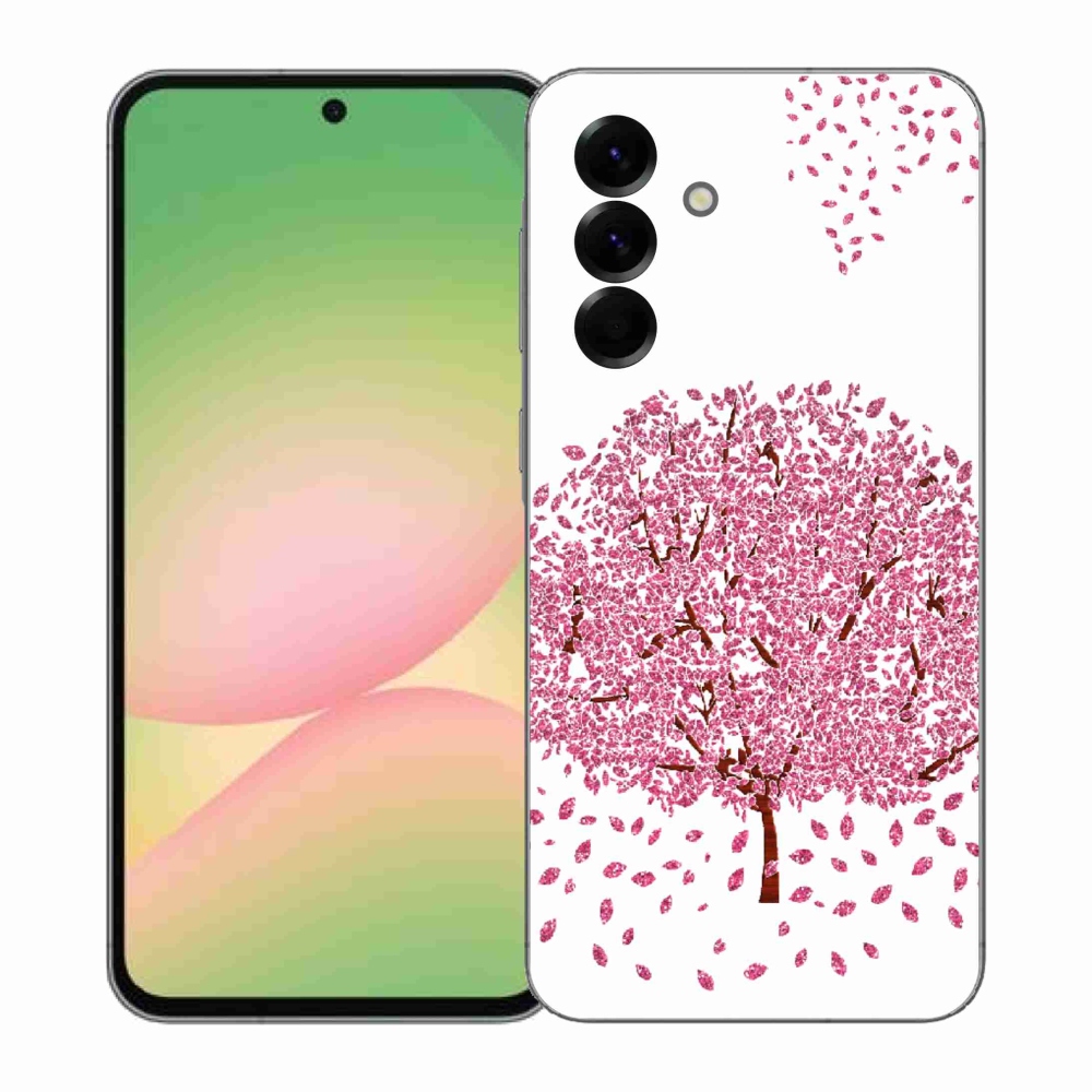 Gelový kryt mmCase na Samsung Galaxy A57 5G - kreslený strom s listy